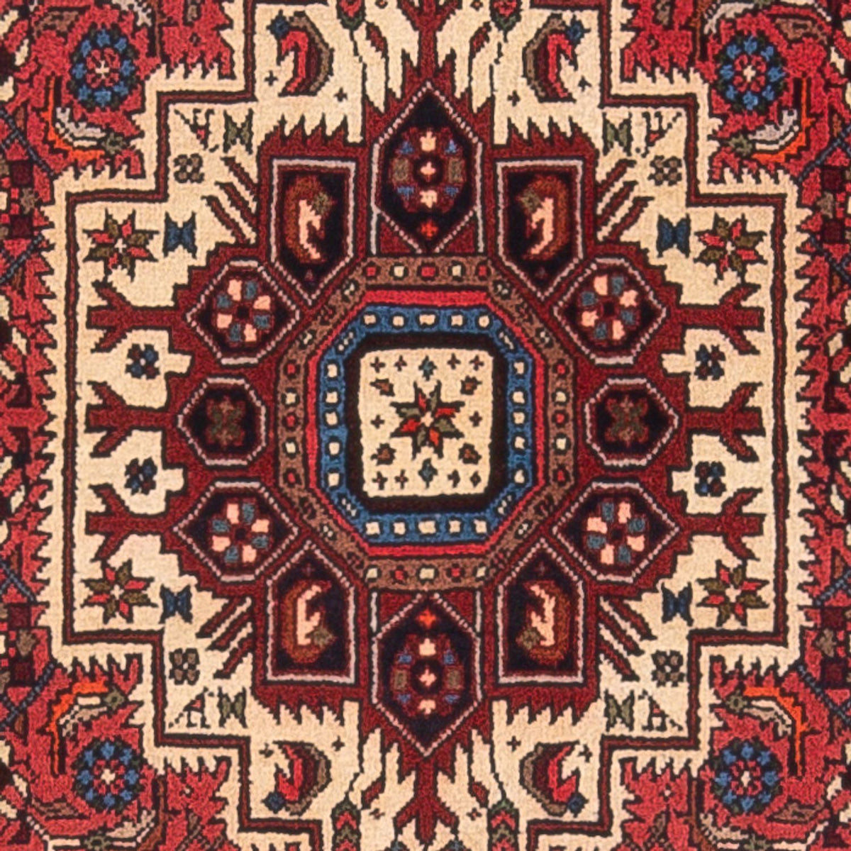 Perser Rug - Nomadic - 124 x 77 cm - cream