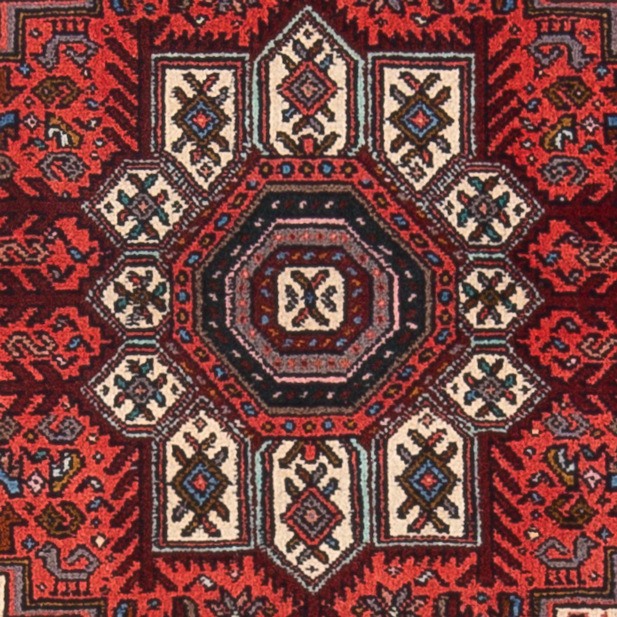 Perser Rug - Nomadic - 123 x 77 cm - red