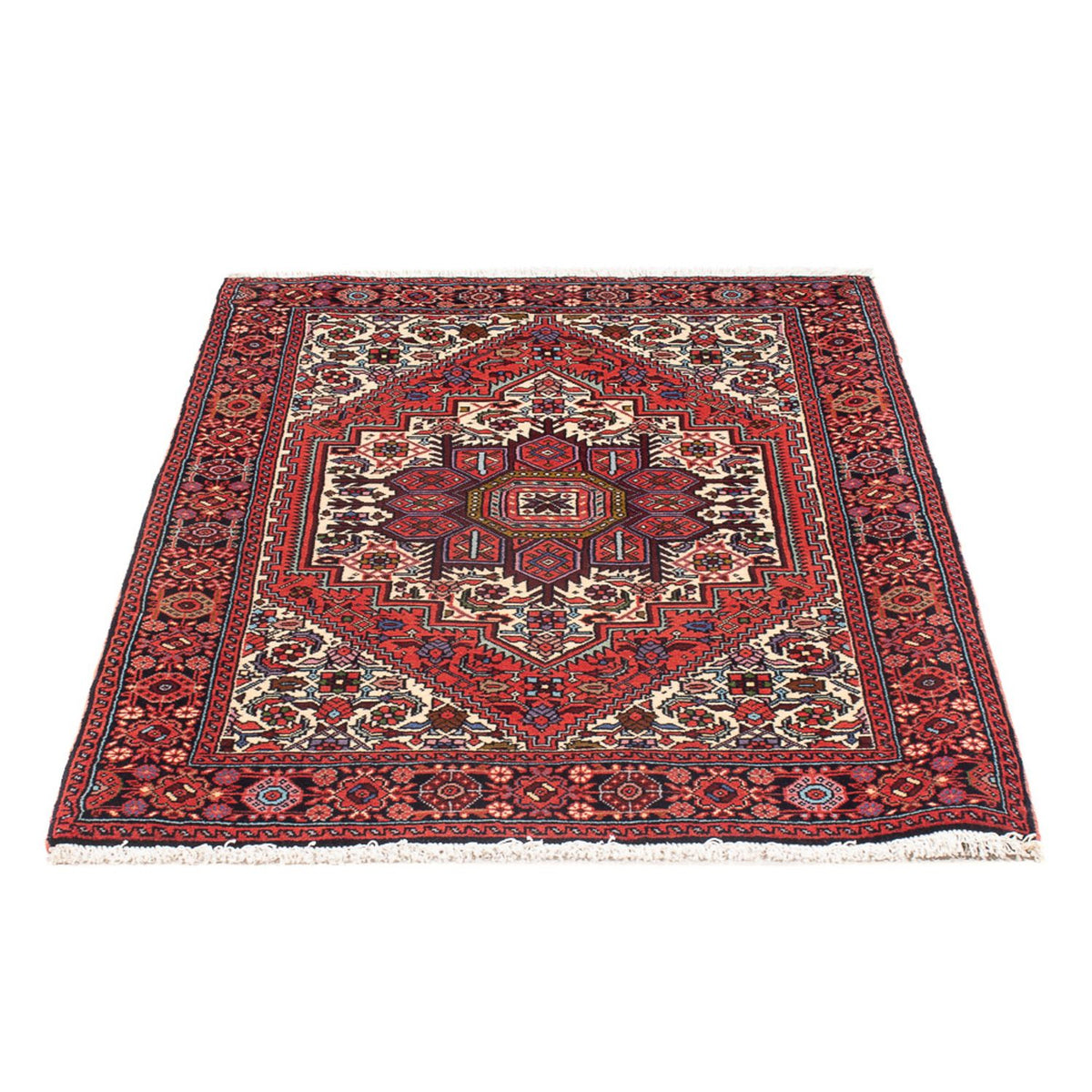 Perser Rug - Nomadic - 123 x 82 cm - dark red