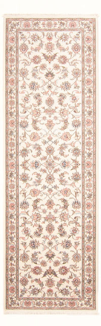 Runner Perser Rug - Tabriz - Royal - 298 x 91 cm - cream