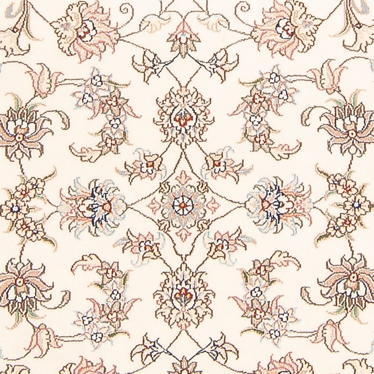 Runner Perser Rug - Tabriz - Royal - 298 x 91 cm - cream