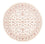 Perser Rug - Tabriz round  - 153 x 150 cm - cream