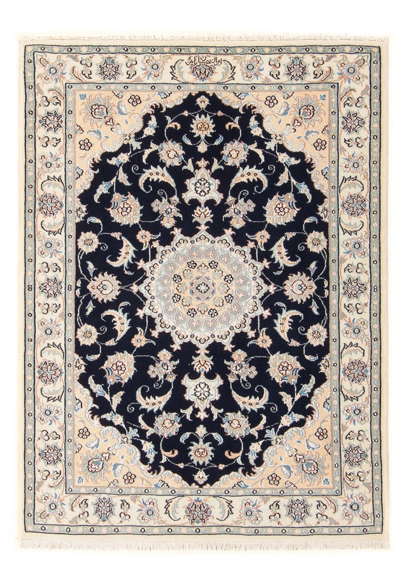 Perser Rug - Nain - Premium - 120 x 84 cm - dark blue