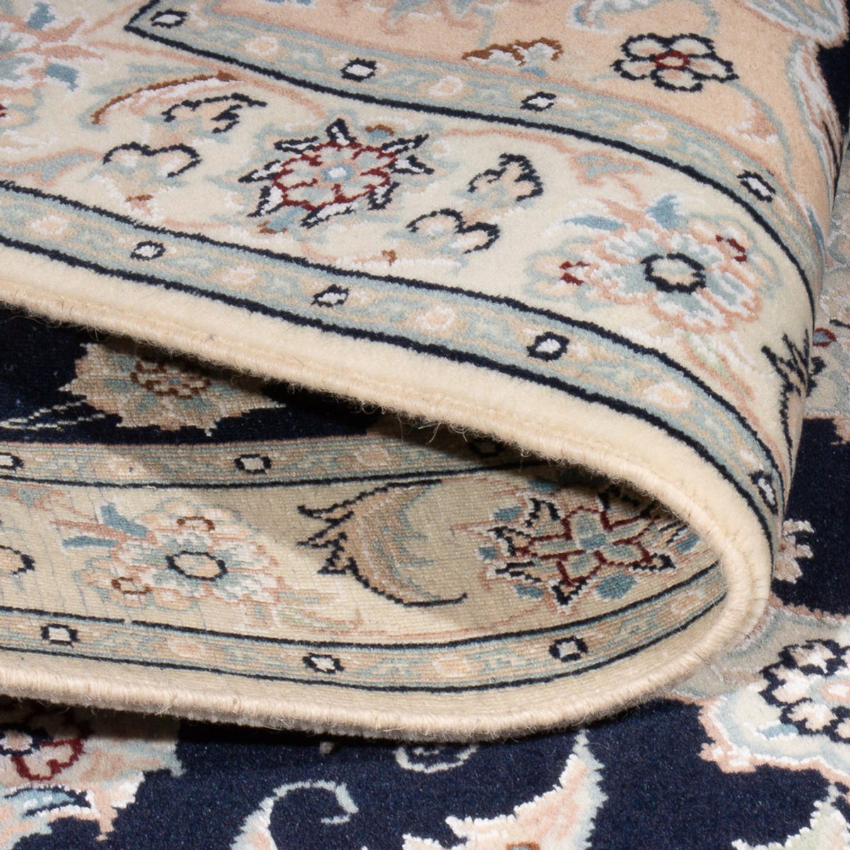 Perser Rug - Nain - Premium - 120 x 84 cm - dark blue