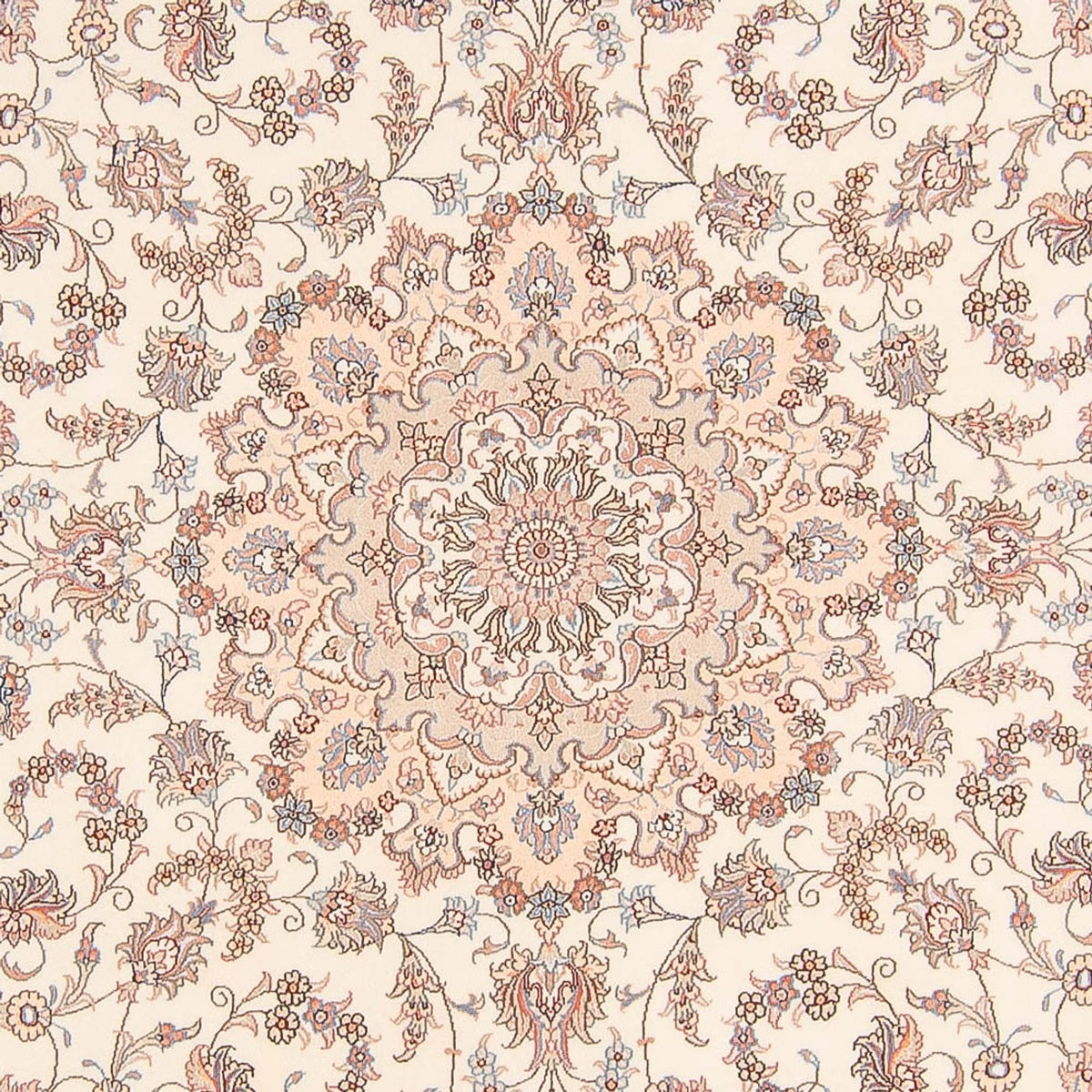 Perser Rug - Tabriz - Royal round  - 250 x 250 cm - cream