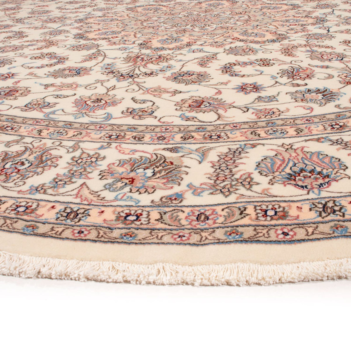Perser Rug - Tabriz - Royal round  - 250 x 250 cm - cream