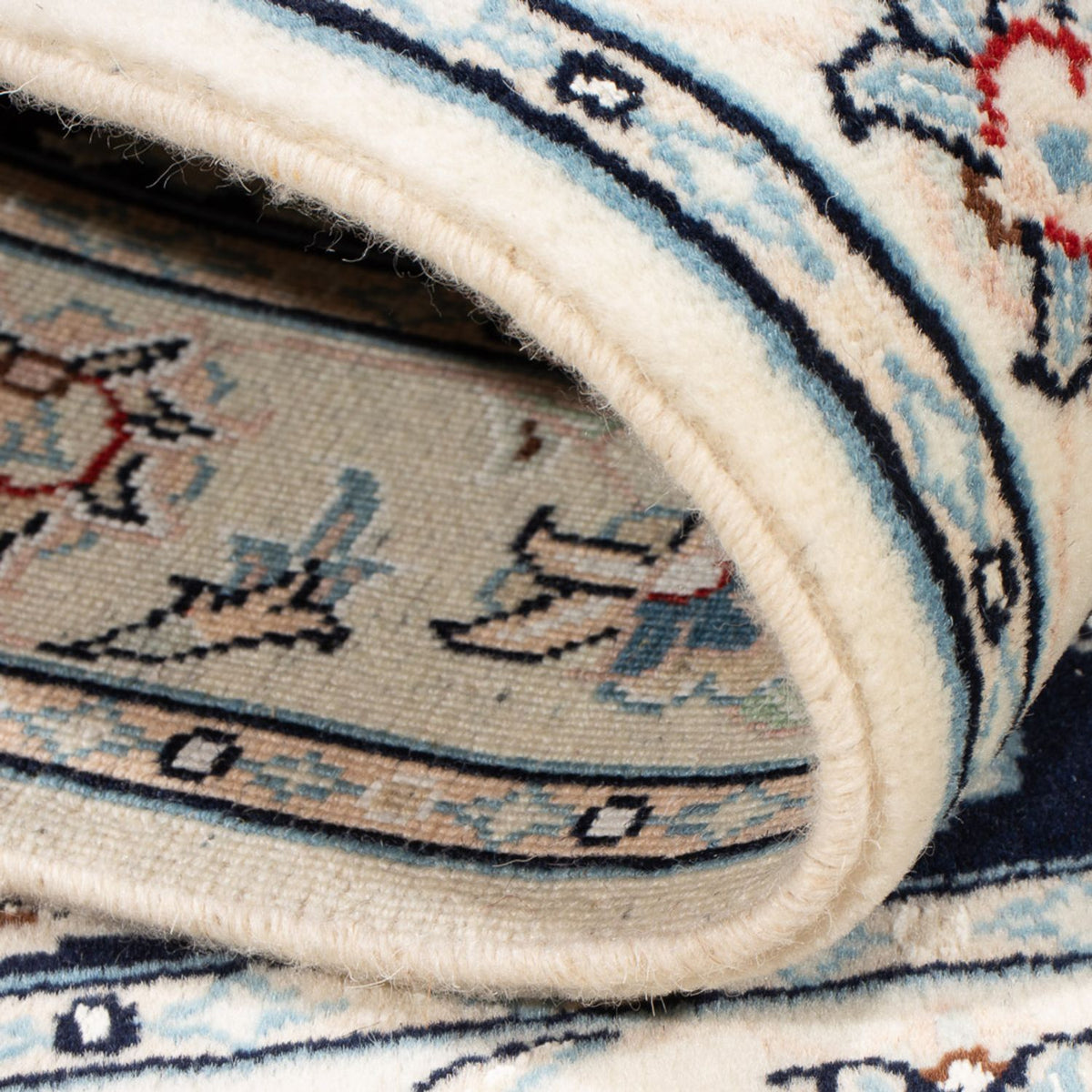 Perser Rug - Nain - Premium - 120 x 80 cm - dark blue