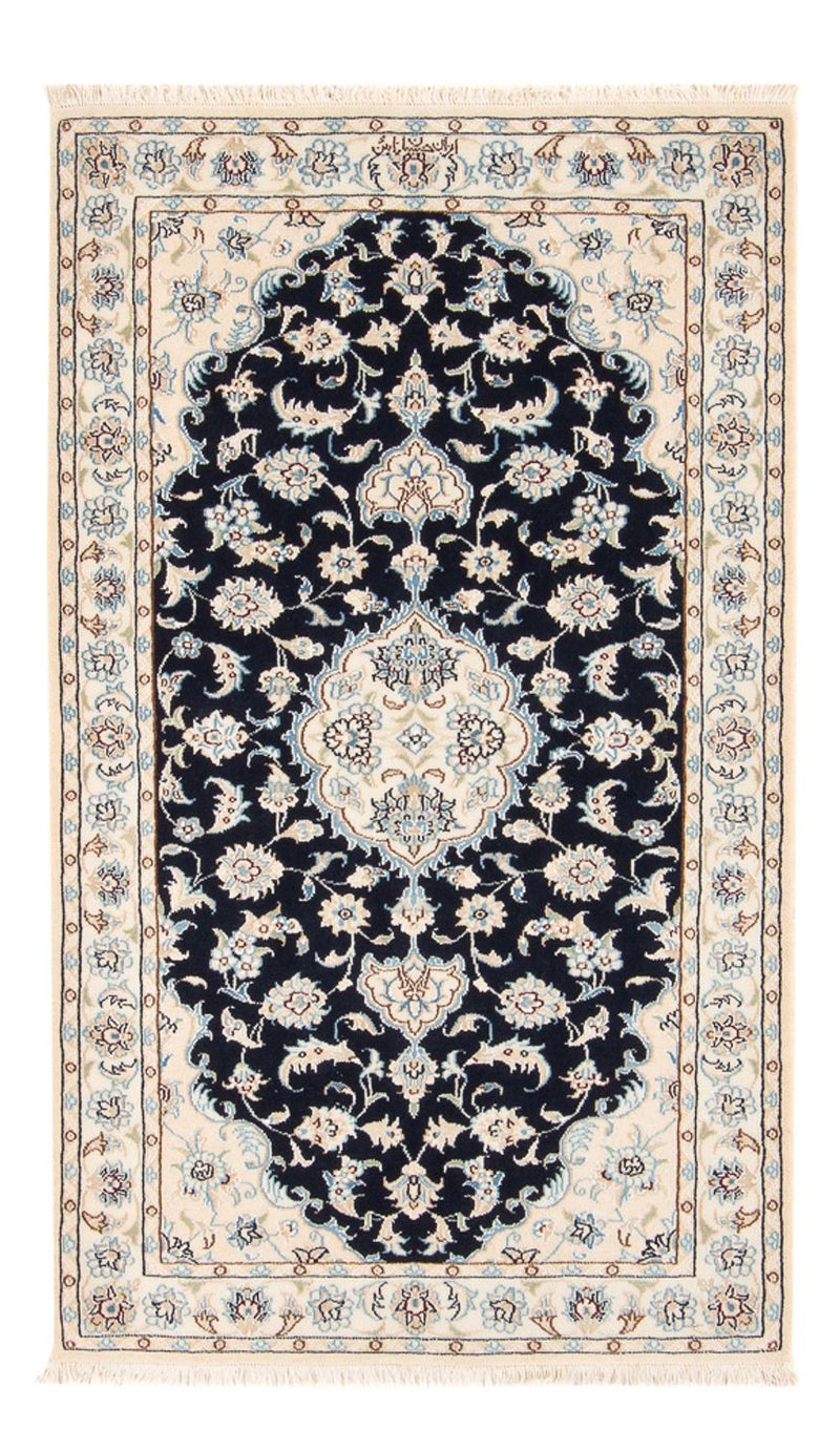 Perser Rug - Nain - Premium - 138 x 82 cm - dark blue