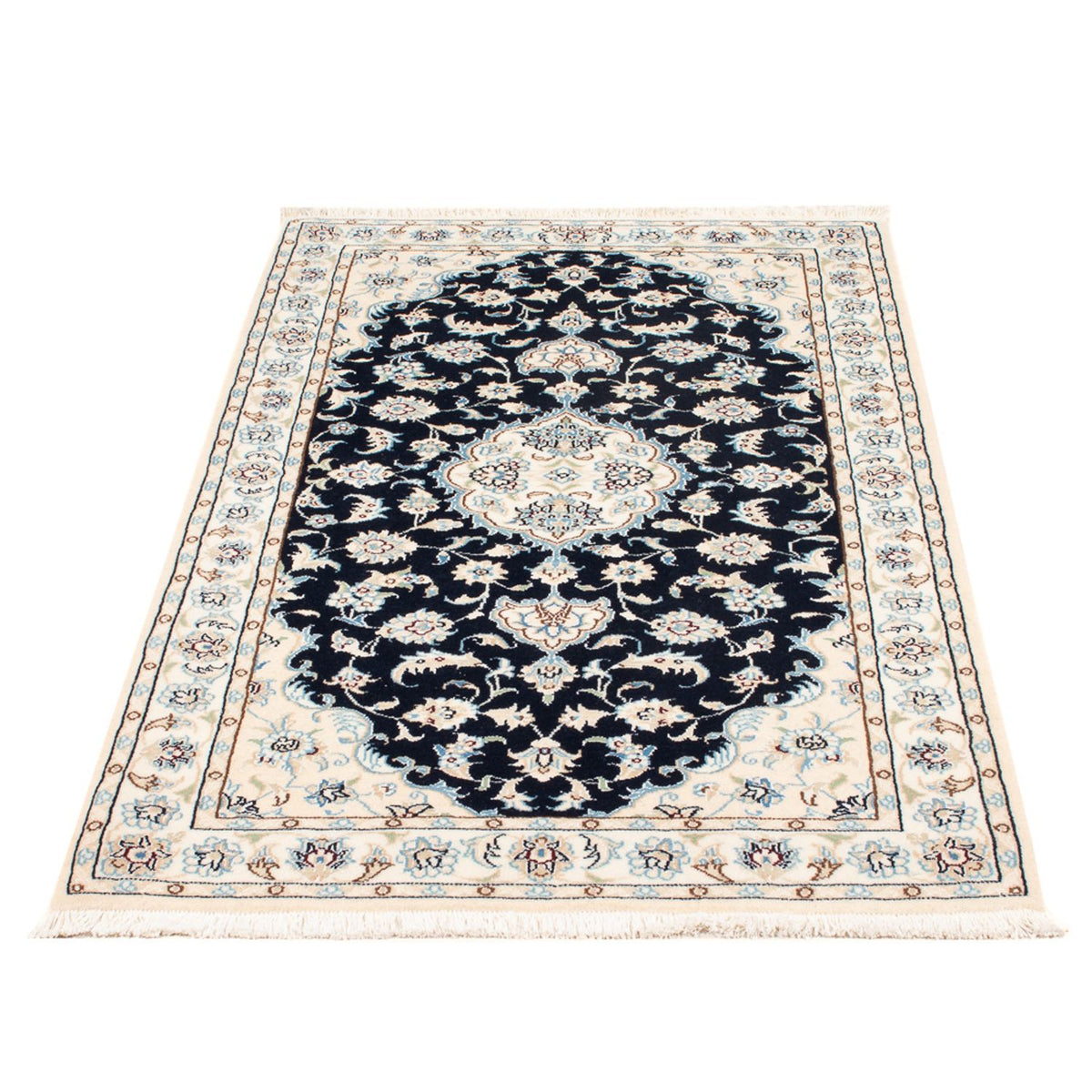 Perser Rug - Nain - Premium - 138 x 82 cm - dark blue