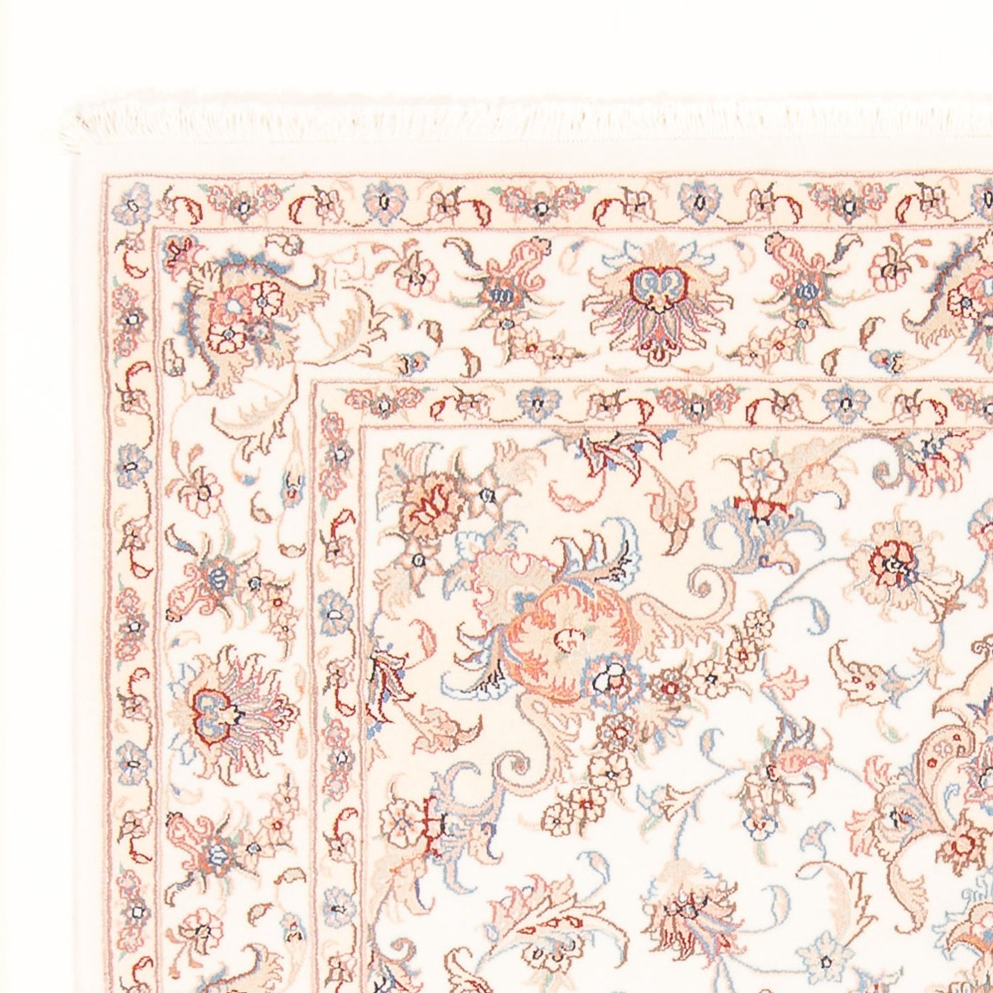Tabriz - 50 Raj Rug 188x150cm - Persian Rugs