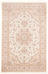 Tabriz - 50 Raj Rug 198x305cm - Persian Rugs - Rectangle / Cream / 198 x 305 cm Rectangle