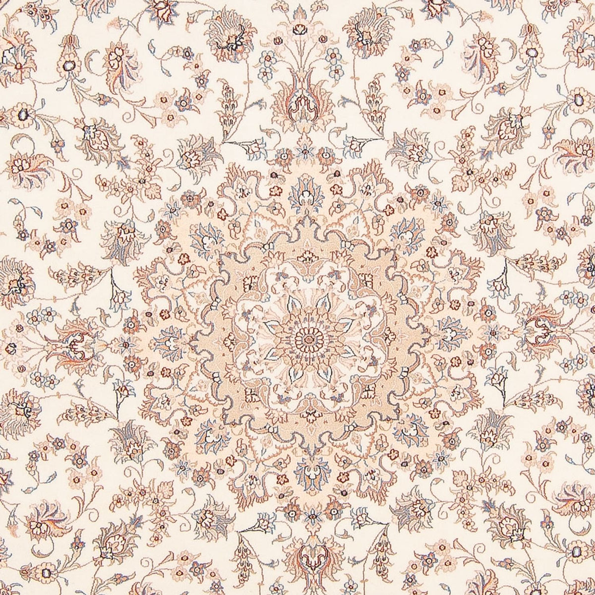 Perser Rug - Tabriz - Royal round  - 250 x 250 cm - cream
