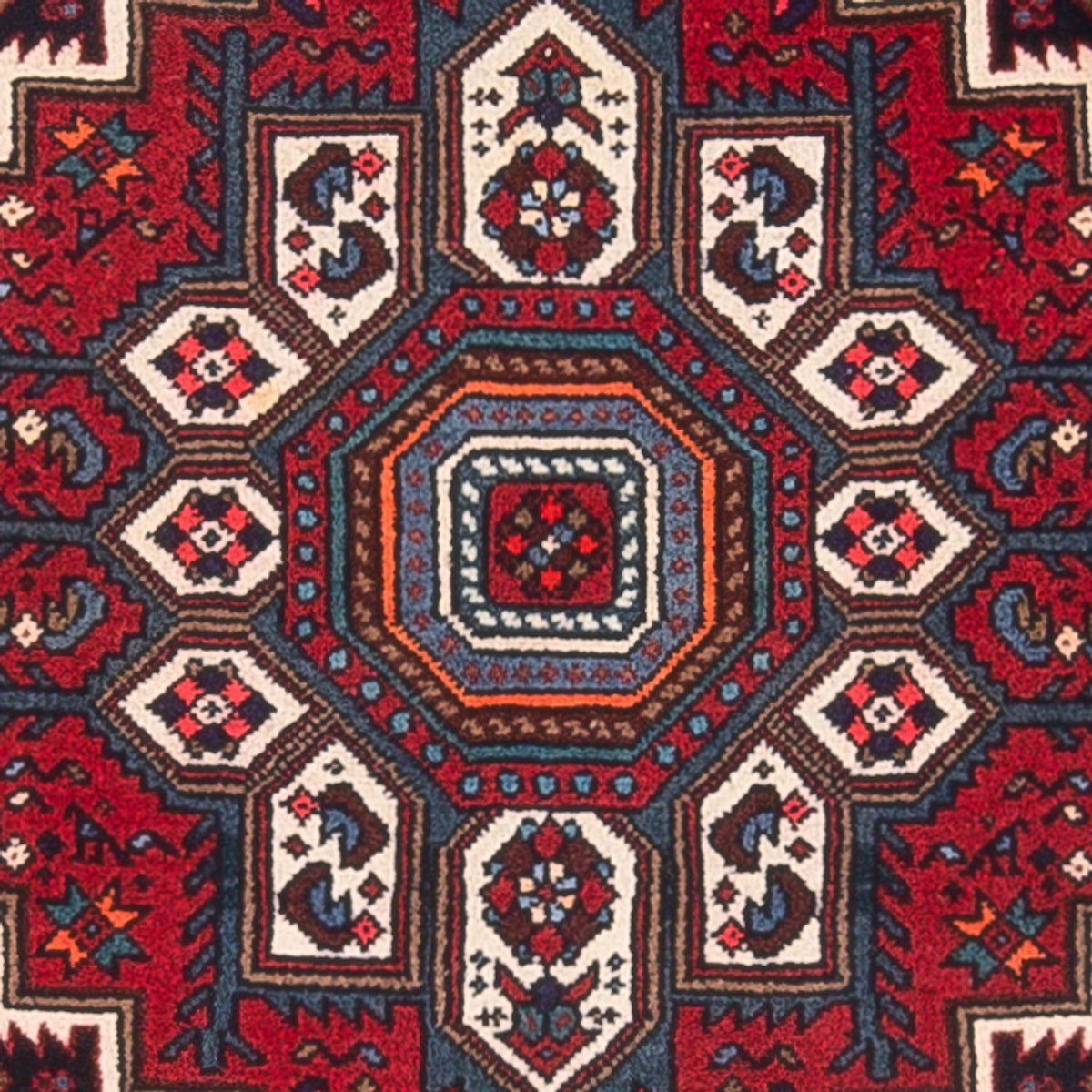 Perser Rug - Nomadic - 109 x 72 cm - red