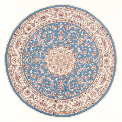Perser Rug - Tabriz - Royal round  - 200 x 200 cm - light blue