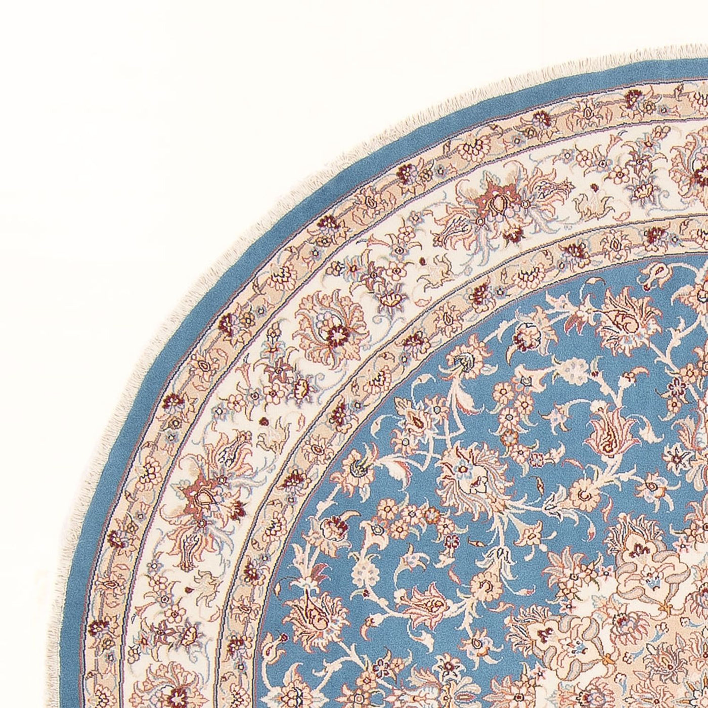 Tabriz - 50 Raj Rug 200x200cm - Persian Rugs
