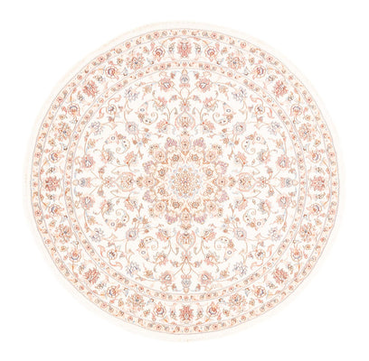 Perser Rug - Tabriz round  - 150 x 150 cm - cream