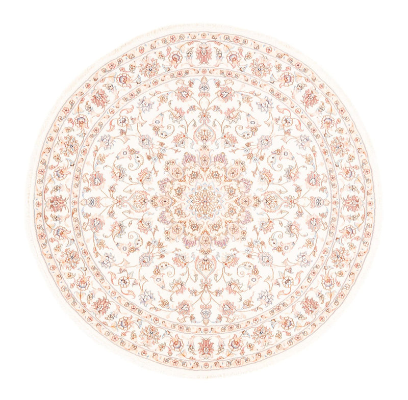 Perser Rug - Tabriz round  - 150 x 150 cm - cream