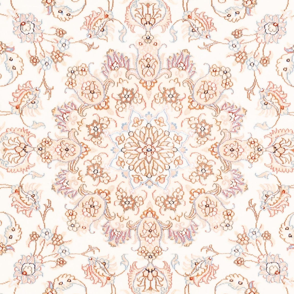 Perser Rug - Tabriz round  - 150 x 150 cm - cream