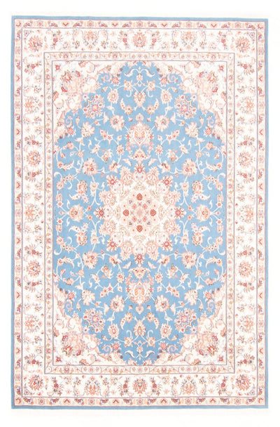 Tabriz - 50 Raj Rug 168x244cm - Persian Rugs - light blue