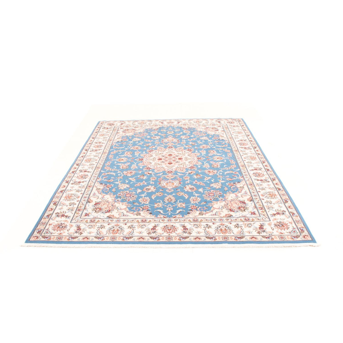 Perser Rug - Tabriz - Royal - 244 x 168 cm - light blue