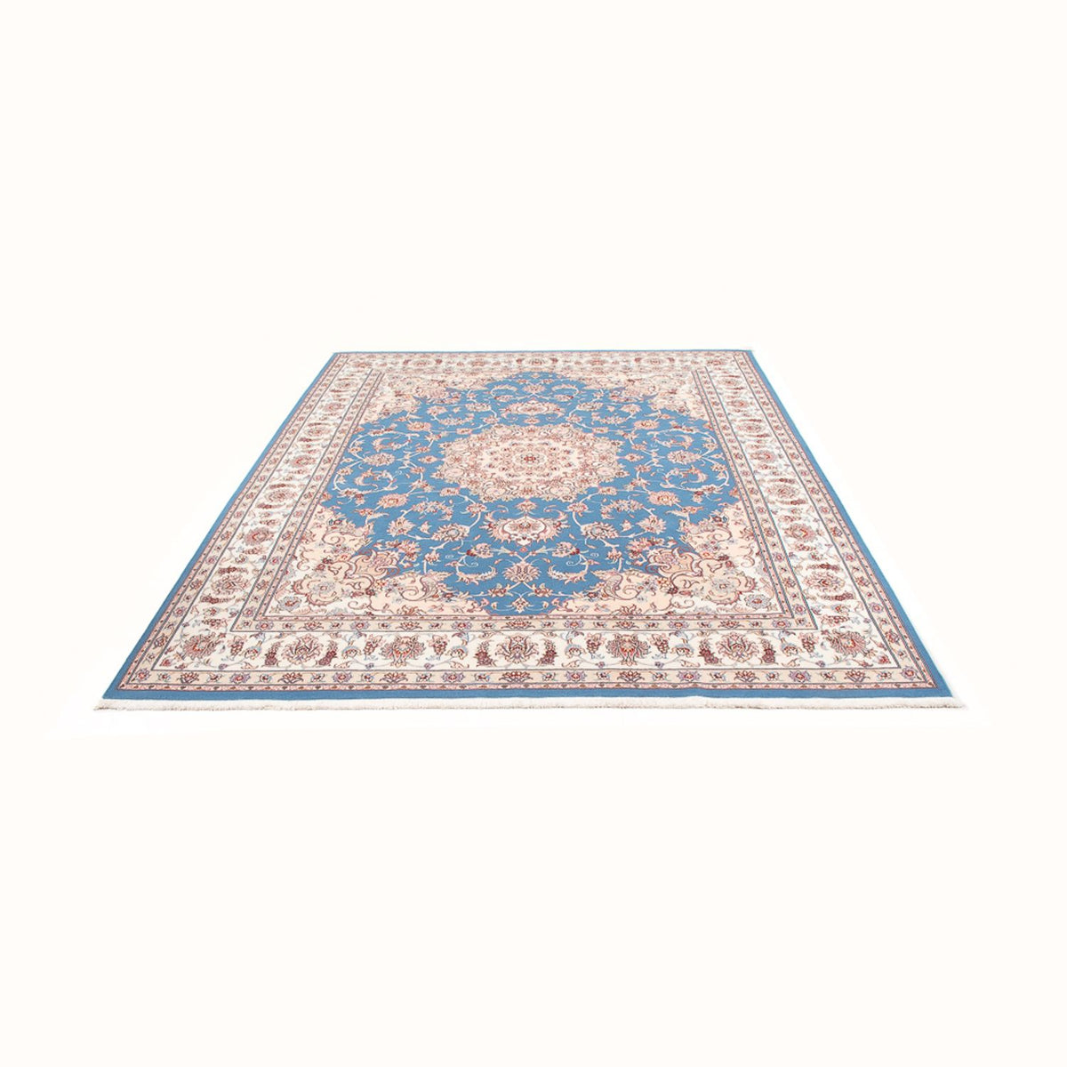 Perser Rug - Tabriz - Royal - 253 x 197 cm - light blue