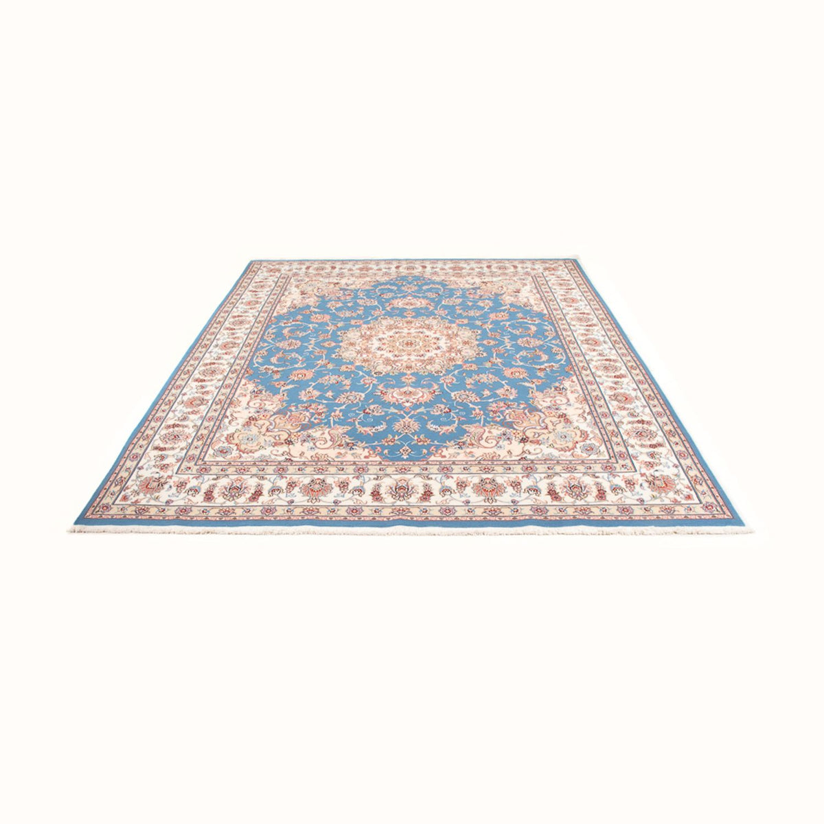 Perser Rug - Tabriz - Royal - 251 x 200 cm - light blue