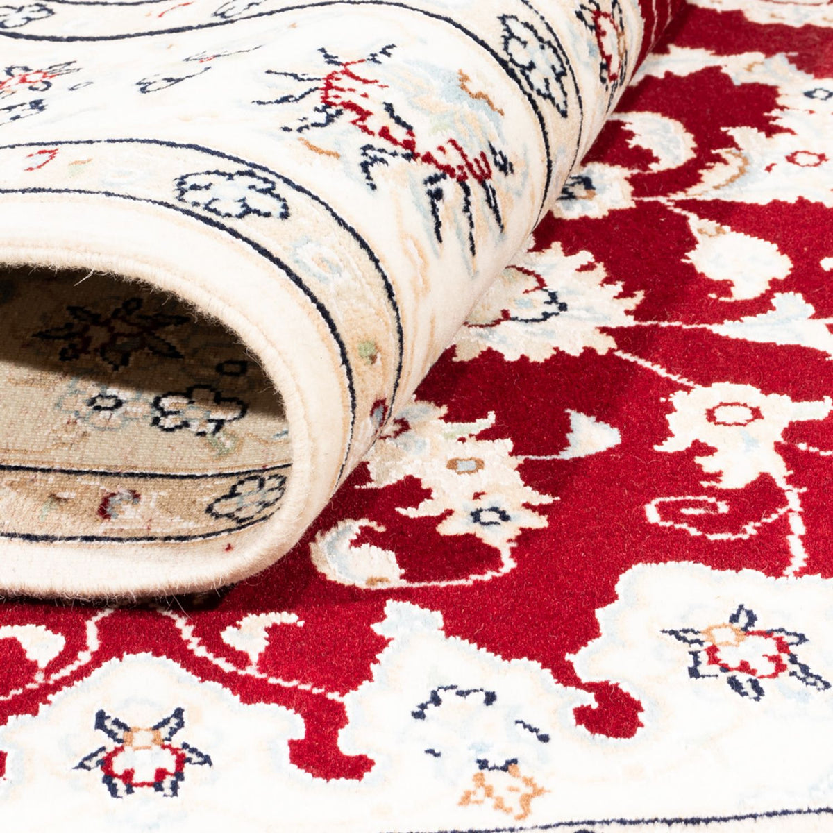 Perser Rug - Nain - Premium - 178 x 122 cm - red