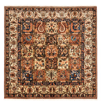 Perser Rug - Nomadic square  - 207 x 199 cm - dark beige
