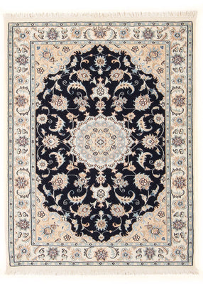 Perser Rug - Nain - Premium - 132 x 74 cm - dark blue