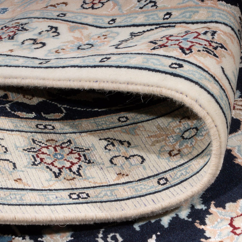 Perser Rug - Nain - Premium - 132 x 74 cm - dark blue