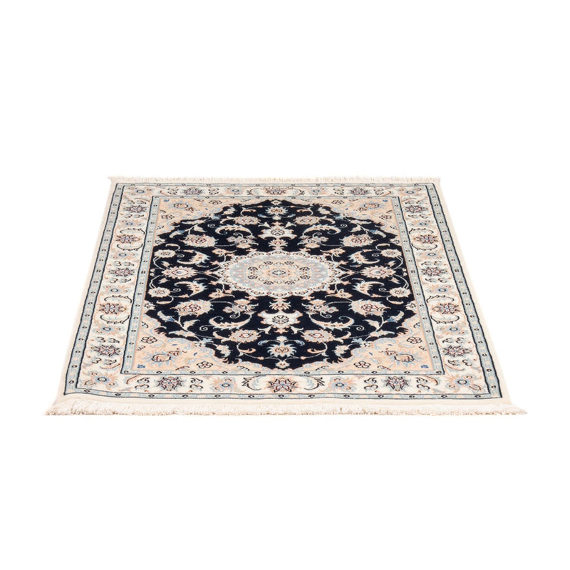 Perser Rug - Nain - Premium - 132 x 74 cm - dark blue