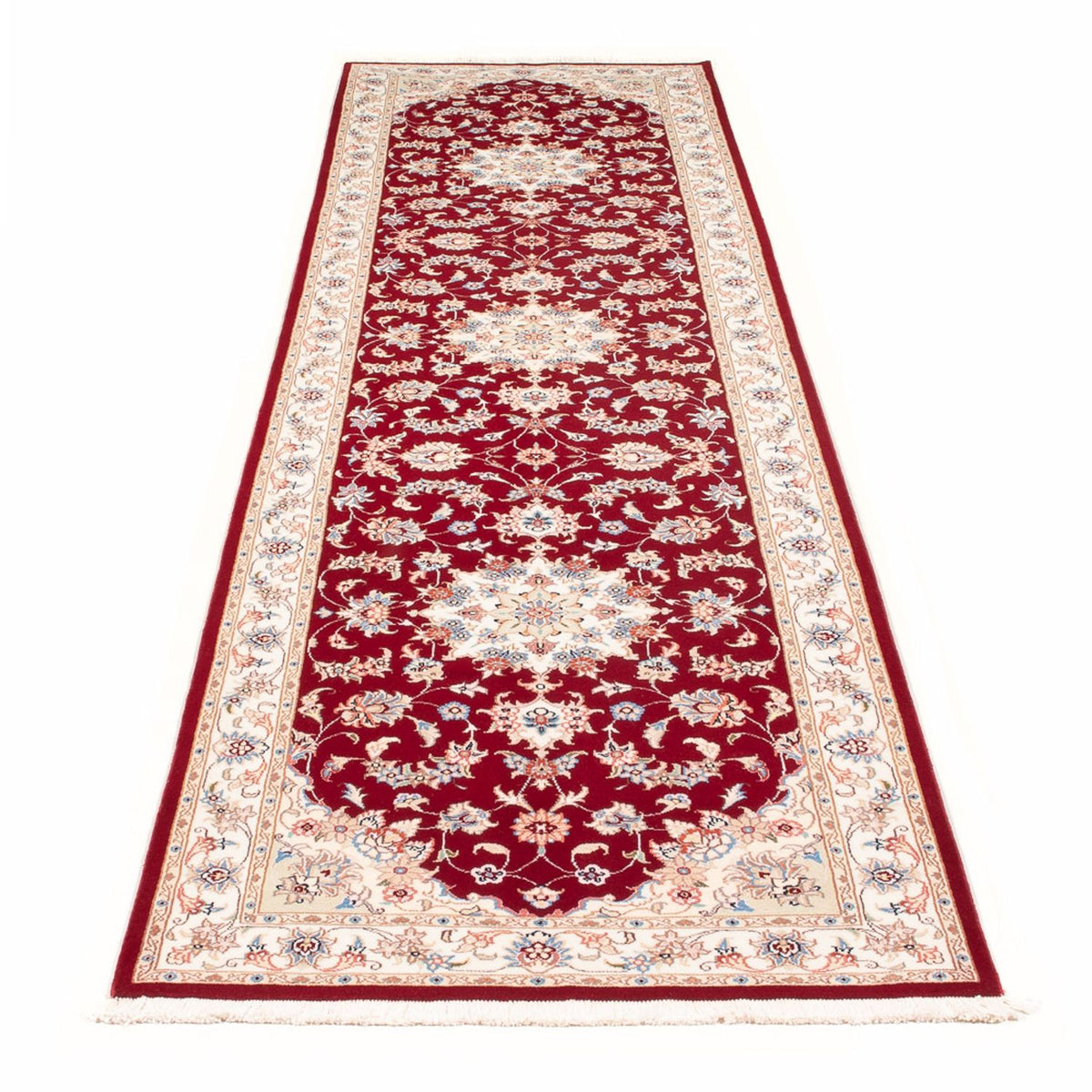 Runner Perser Rug - Tabriz - Royal - 305 x 80 cm - red