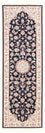 Runner Perser Rug - Tabriz - Royal - 252 x 81 cm - dark blue