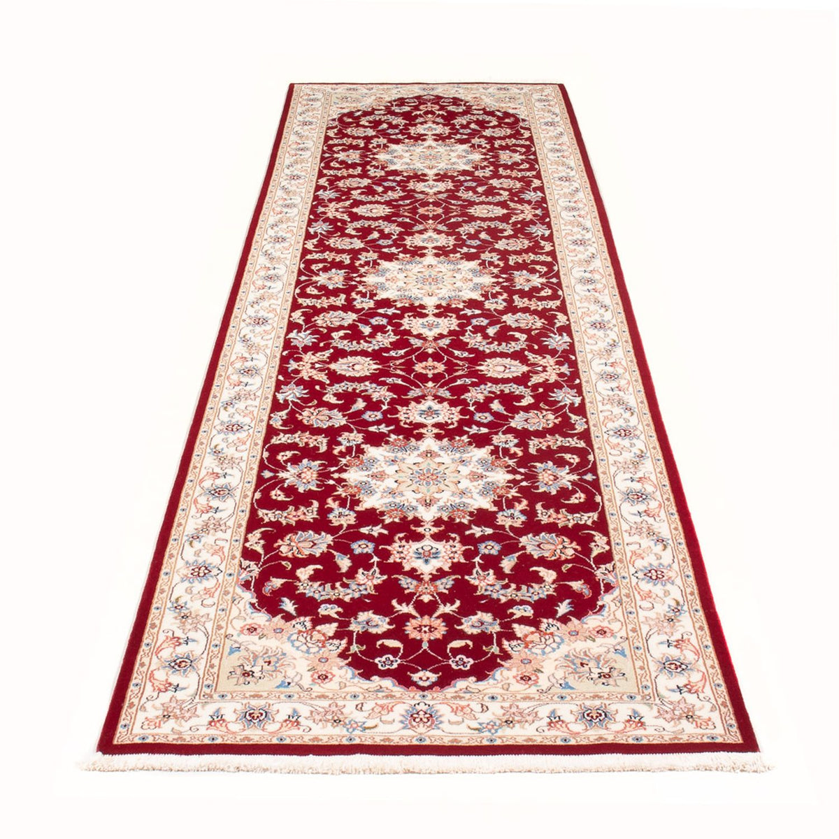 Runner Perser Rug - Tabriz - Royal - 305 x 81 cm - red
