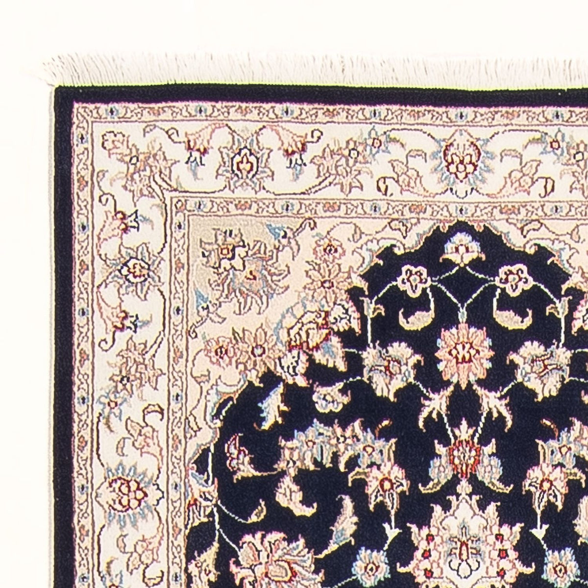 Runner Perser Rug - Tabriz - Royal - 295 x 81 cm - dark blue