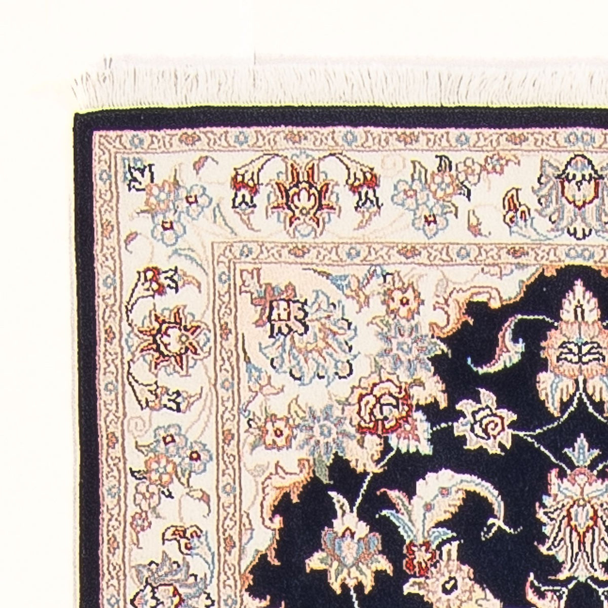 Runner Perser Rug - Tabriz - Royal - 251 x 80 cm - dark blue