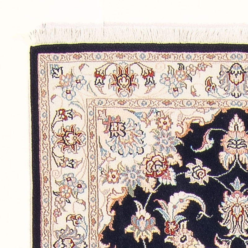 Runner Perser Rug - Tabriz - Royal - 251 x 80 cm - dark blue