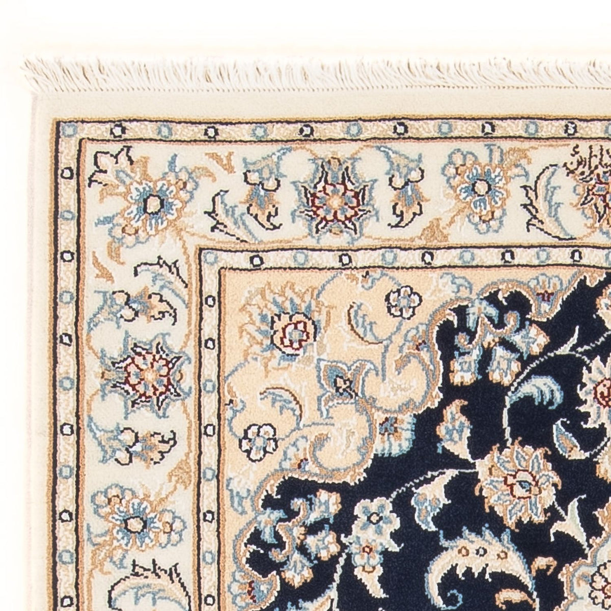 Perser Rug - Nain - Premium - 120 x 80 cm - dark blue