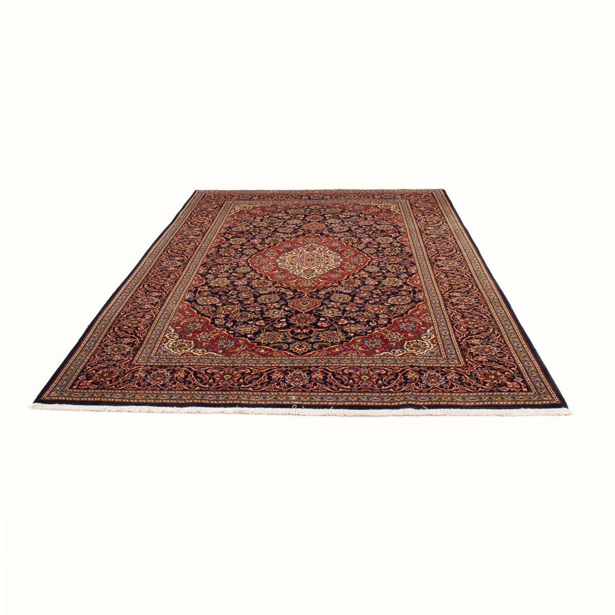Perser Rug - Keshan - 312 x 201 cm - dark blue