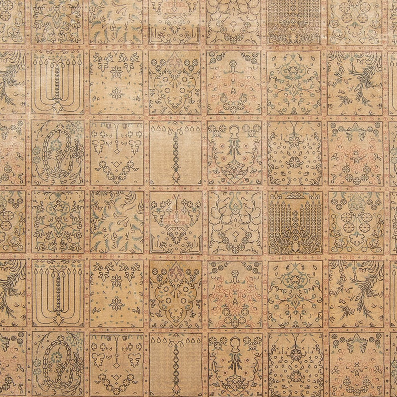 Silk Rug - Ghom Silk - Premium - 294 x 191 cm - dark beige