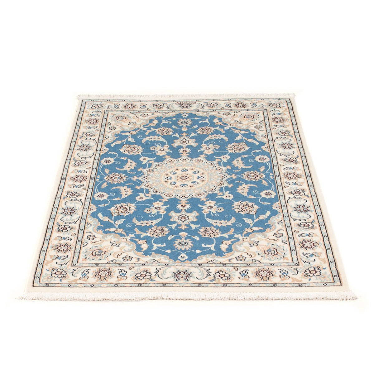 Perser Rug - Nain - Premium - 117 x 80 cm - light blue