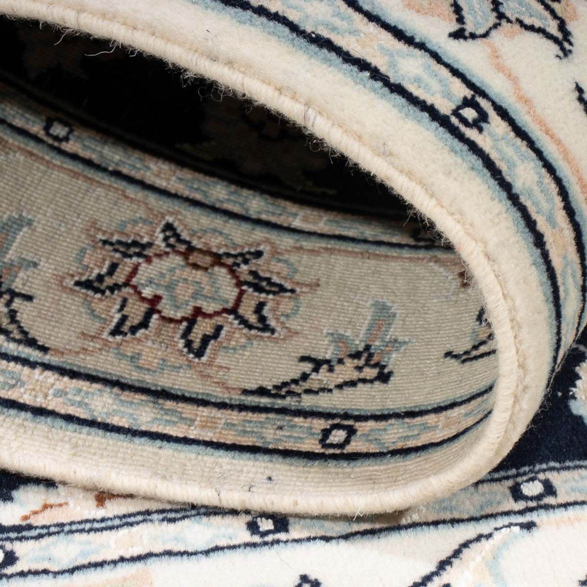 Perser Rug - Nain - Premium - 118 x 81 cm - dark blue