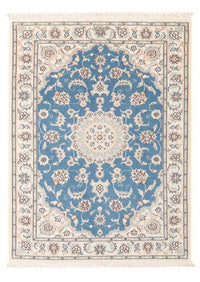 Perser Rug - Nain - Premium - 116 x 81 cm - light blue