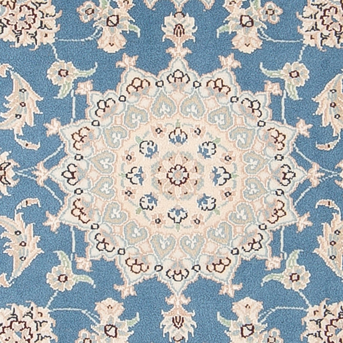 Perser Rug - Nain - Premium - 116 x 81 cm - light blue