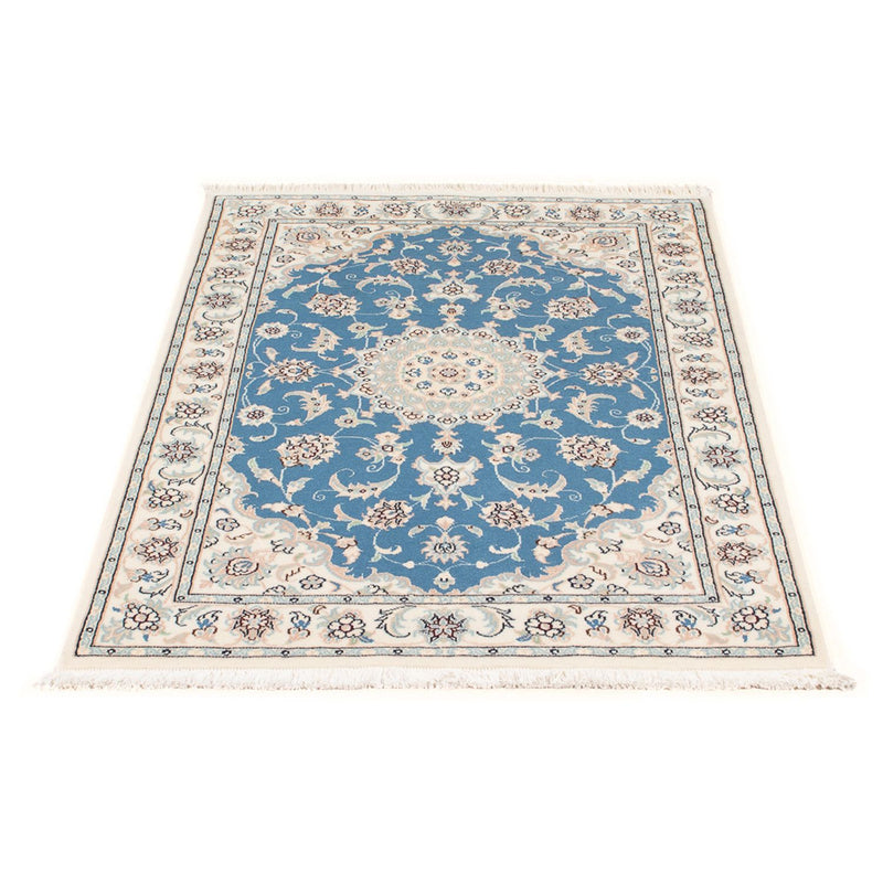 Perser Rug - Nain - Premium - 116 x 81 cm - light blue