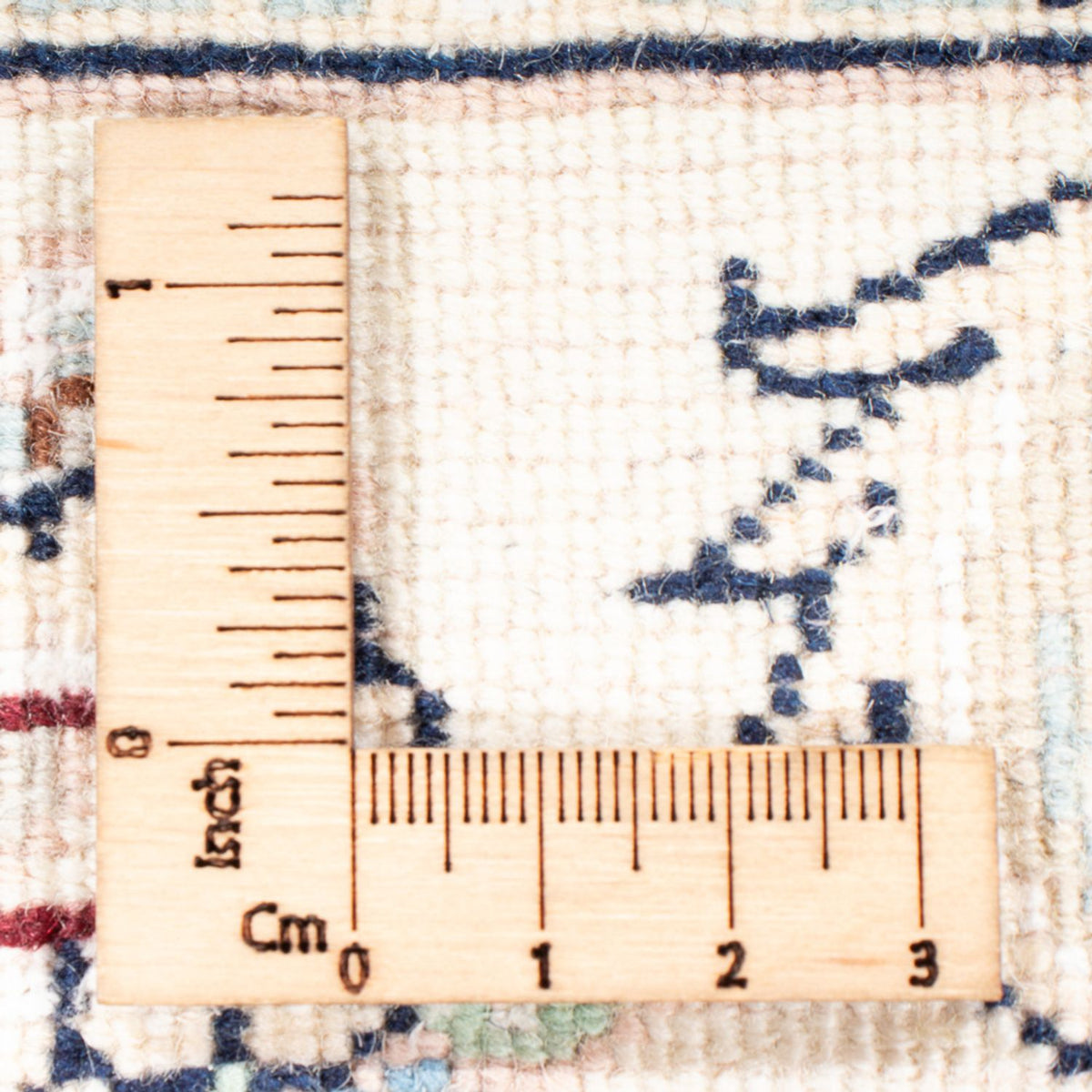 Perser Rug - Nain - Premium - 116 x 81 cm - light blue