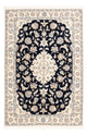 Perserteppich - Nain - Premium - 158 x 109 cm - dunkelblau
