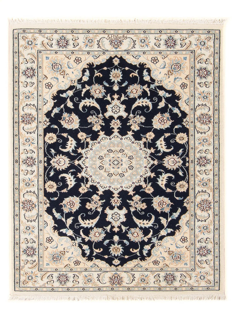 Perser Rug - Nain - Premium - 120 x 80 cm - dark blue