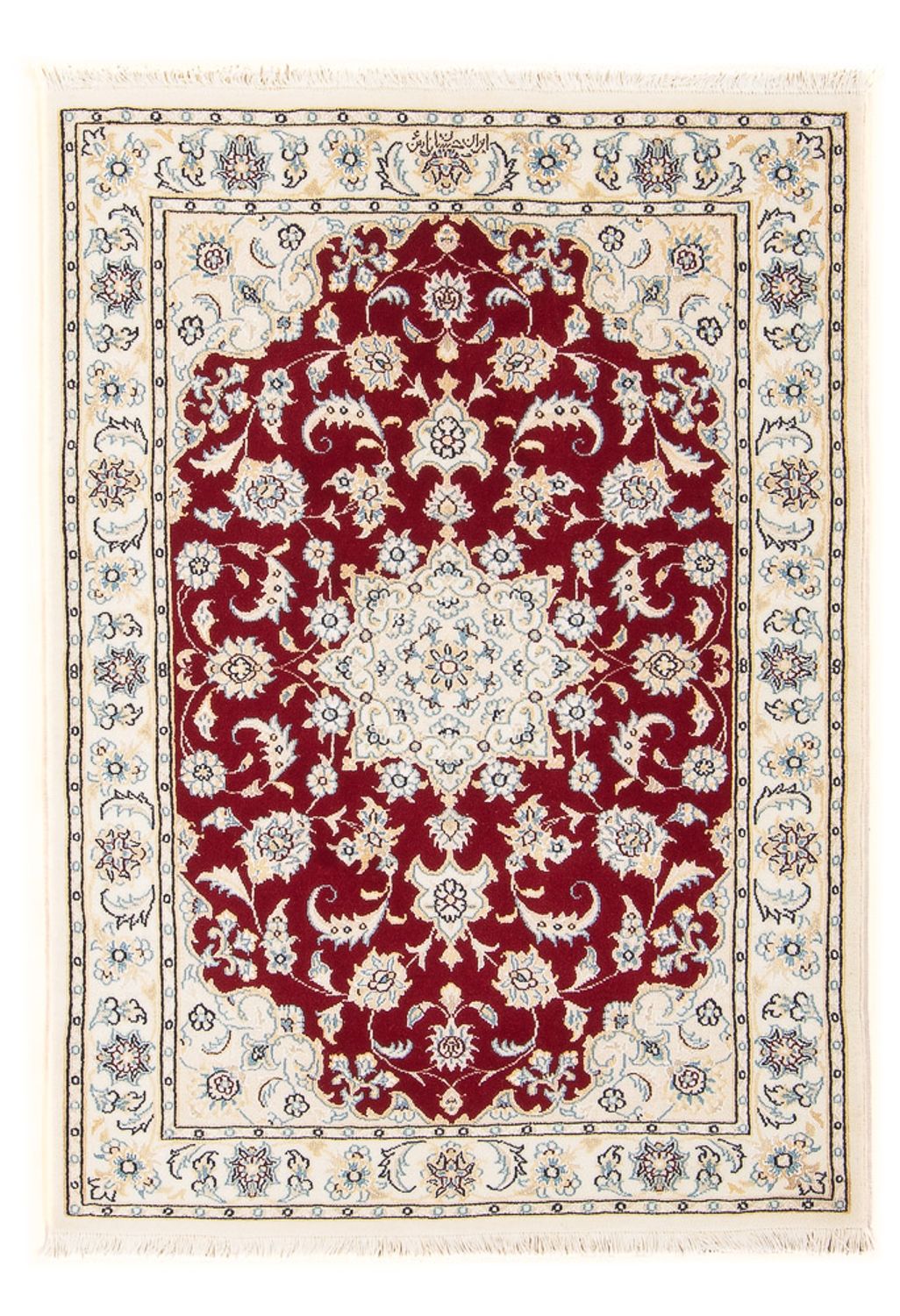 Perser Rug - Nain - Premium - 117 x 81 cm - red