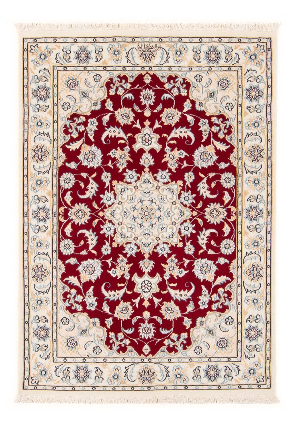 Perser Rug - Nain - Premium - 118 x 80 cm - red